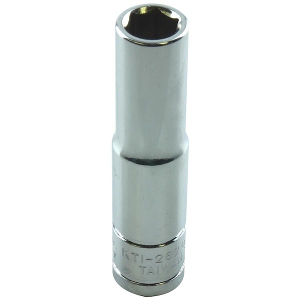 K-Tool International 1/4" Drive, 7mm Metric Socket, 6 Points, Chrome, Deep, 6 pt., 1/4"Drive, 7mm KTI-26207 - main